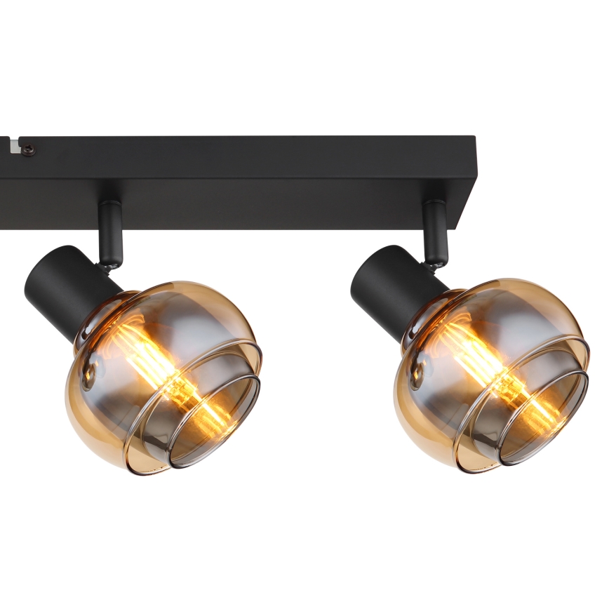 Globo - Точково осветително тяло 4xE14/40W/230V черно