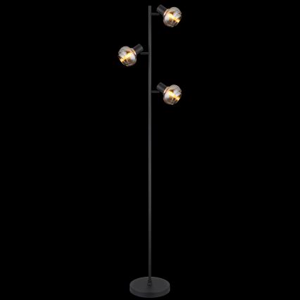 Globo - Подова лампа 3xE14/40W/230V черна