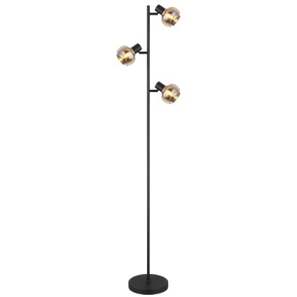 Globo - Подова лампа 3xE14/40W/230V черна