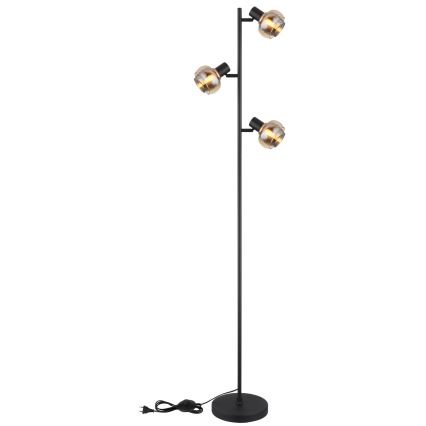 Globo - Подова лампа 3xE14/40W/230V черна
