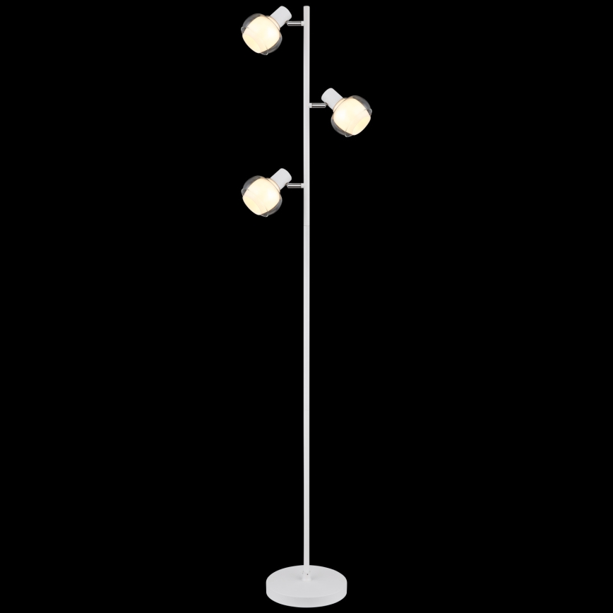Globo - Подова лампа 3xE14/40W/230V бяла
