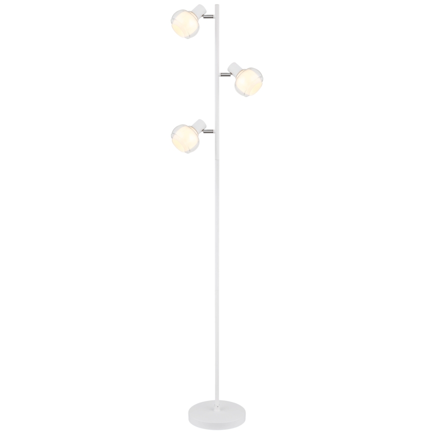 Globo - Подова лампа 3xE14/40W/230V бяла