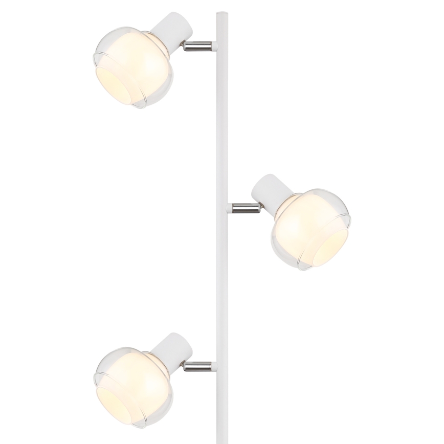 Globo - Подова лампа 3xE14/40W/230V бяла