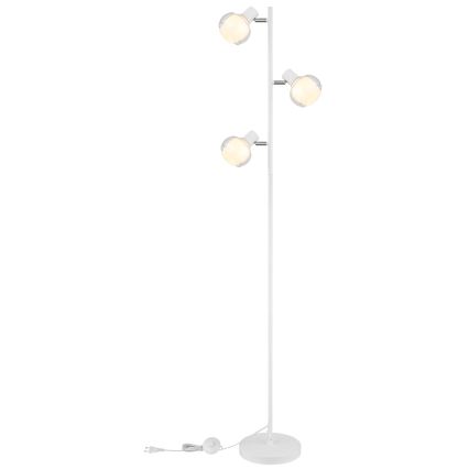 Globo - Подова лампа 3xE14/40W/230V бяла