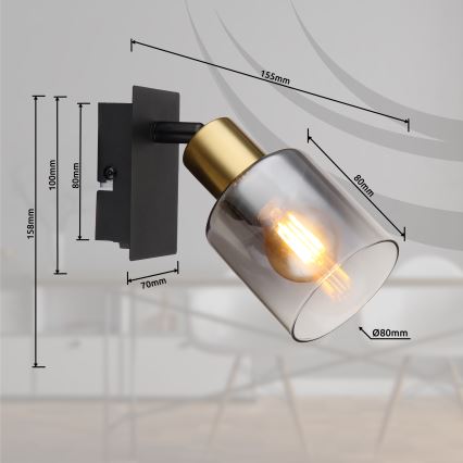 Globo - Спот аплик 1xE14/25W/230V
