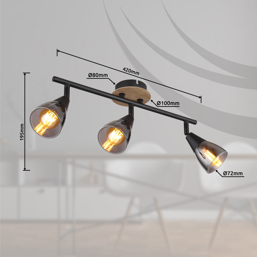 Globo - Спот 3xE14/25W/230V
