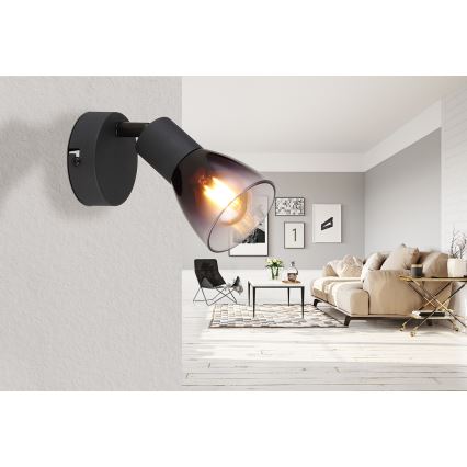 Globo - Спот аплик 1xE14/25W/230V черен
