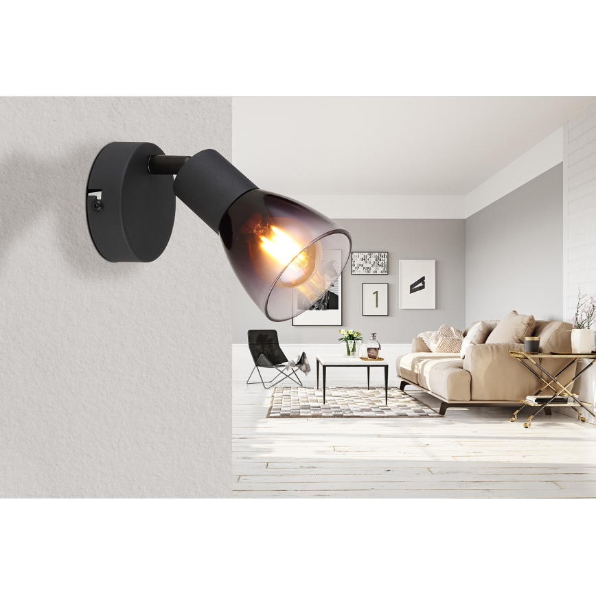 Globo - Спот аплик 1xE14/25W/230V черен