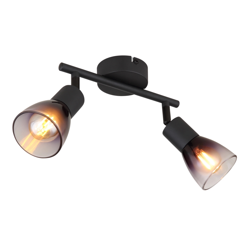 Globo - Спот 2xE14/25W/230V черен