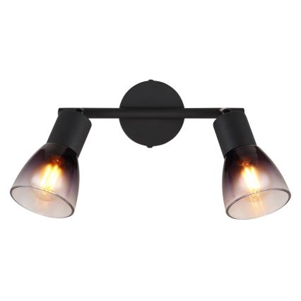 Globo - Спот 2xE14/25W/230V черен