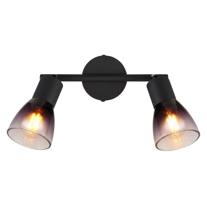 Globo - Спот 2xE14/25W/230V черен
