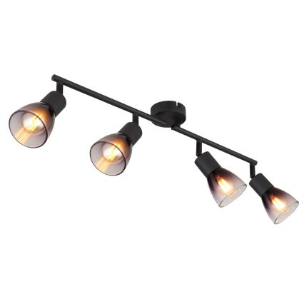 Globo - Спот 4xE14/25W/230V черен