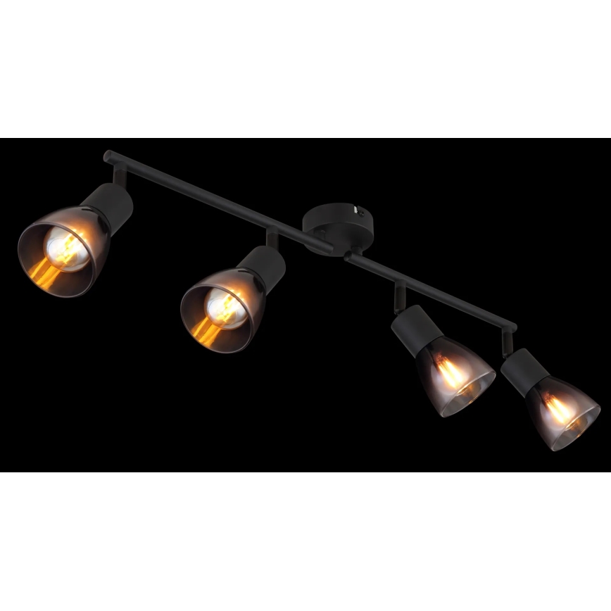 Globo - Спот 4xE14/25W/230V черен