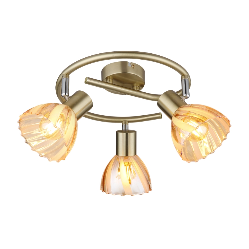 Globo - Спот 3xE14/40W/230V златист