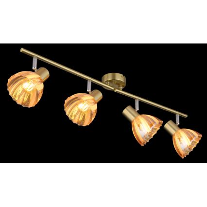 Globo - Спот 4xE14/40W/230V златист
