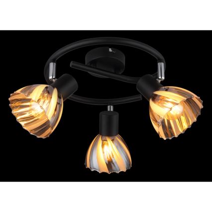 Globo - Спот 3xE14/40W/230V черен