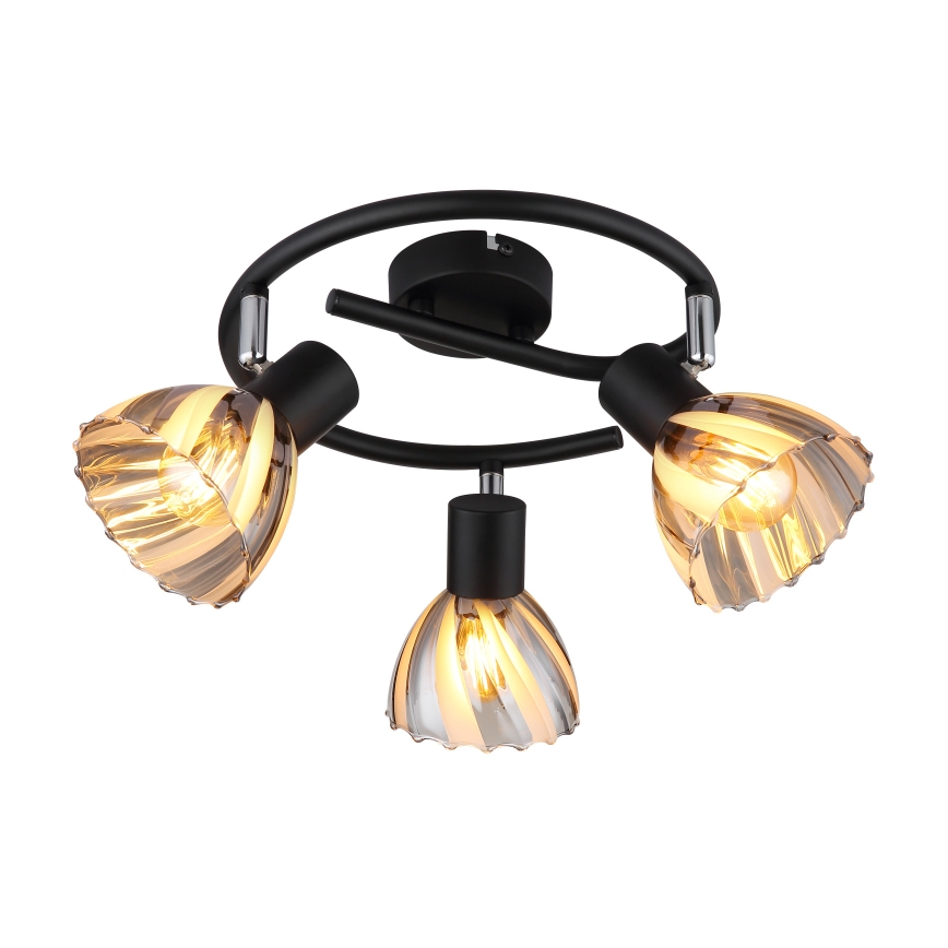 Globo - Спот 3xE14/40W/230V черен