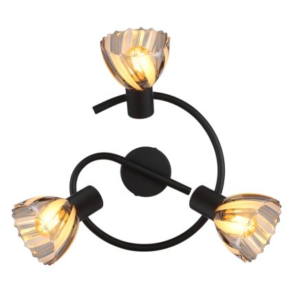 Globo - Спот 3xE14/40W/230V черен