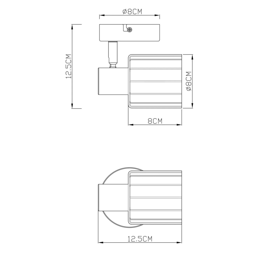 Globo - Стенно точково осветително тяло 1xE14/40W/230V