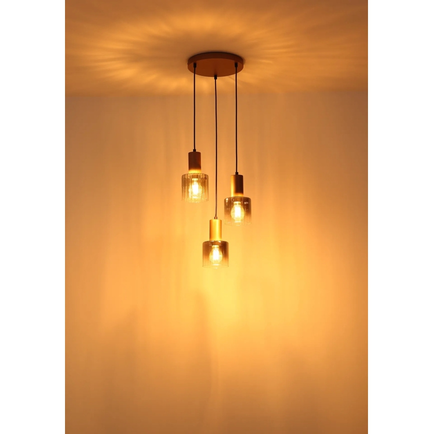 Globo - Полилей на кабел 3xE27/40W/230V