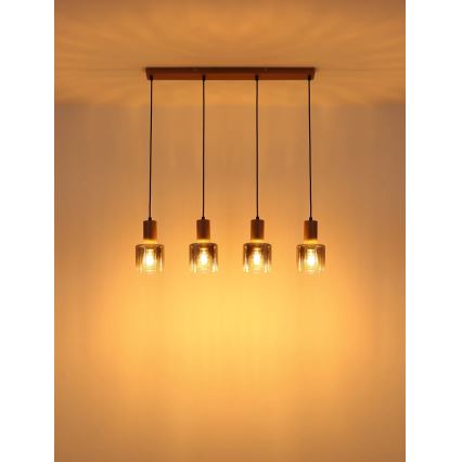 Globo - Полилей на кабел 4xE27/40W/230V