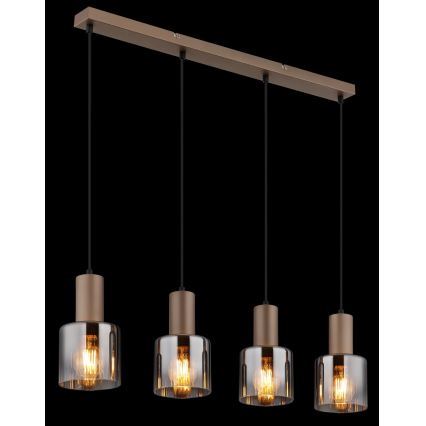 Globo - Полилей на кабел 4xE27/40W/230V