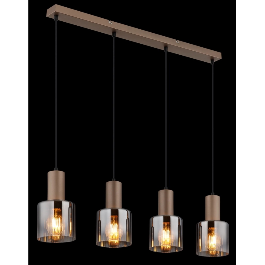 Globo - Полилей на кабел 4xE27/40W/230V