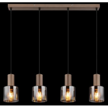Globo - Полилей на кабел 4xE27/40W/230V