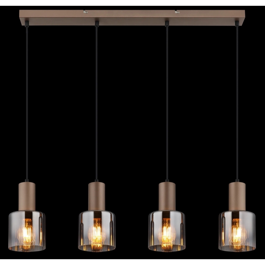 Globo - Полилей на кабел 4xE27/40W/230V