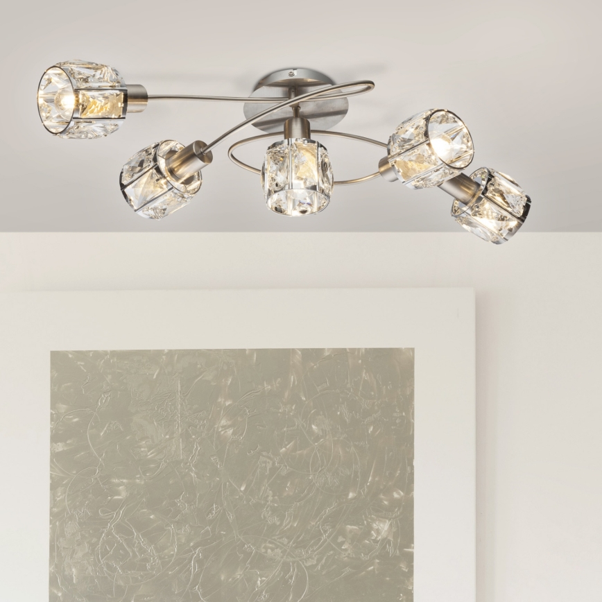 Globo - Полилей за повърхностен монтаж 5xE14/40W/230V