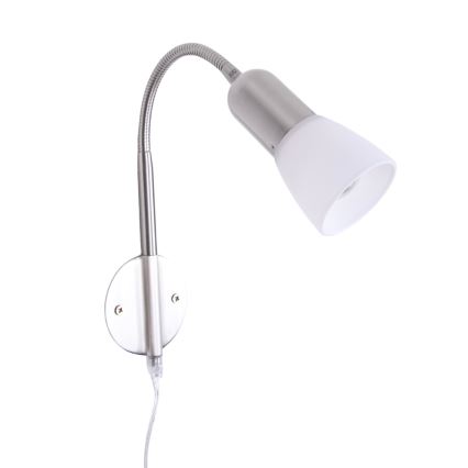 Globo - Гъвкав малка лампа 1xE14/40W/230V матов хром