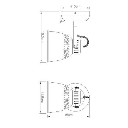 Globo - Спот аплик 1xE14/40W/230V
