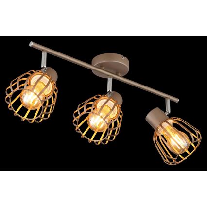 Globo - Точково осветително тяло 3xE27/40W/230V