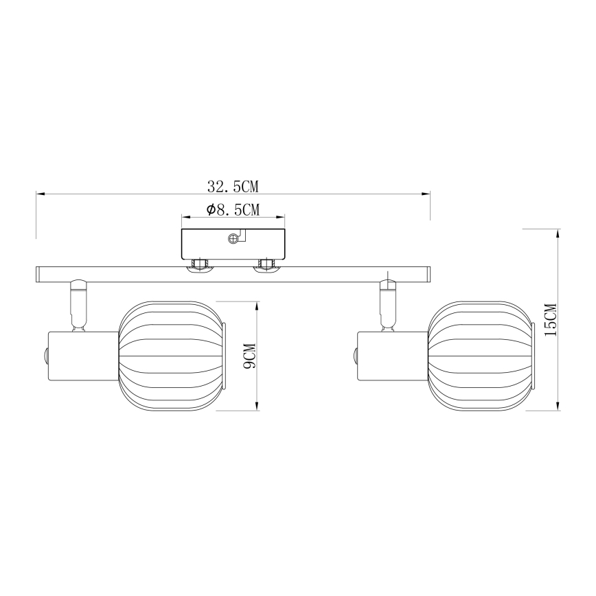 Globo - Точково осветително тяло 2xE14/40W/230V