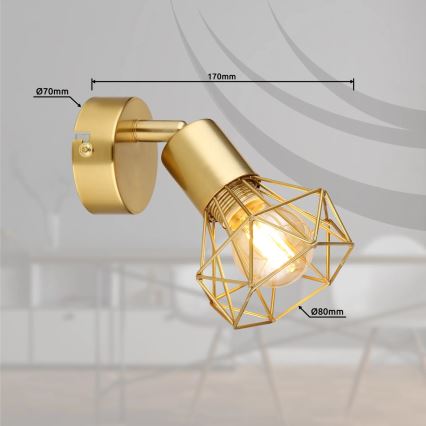 Globo - Спот аплик 1xE14/40W/230V златист
