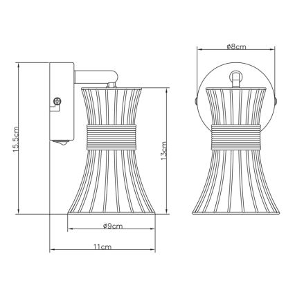 Globo - Стенна Точково осветително тяло 1xE14/40W/230V
