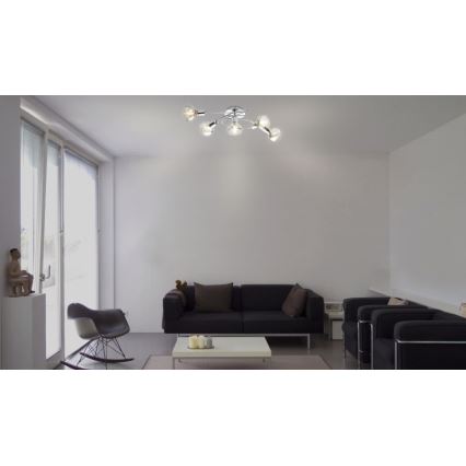 Globo - повърхностно монтиран Полилей 5xE14/40W/230V