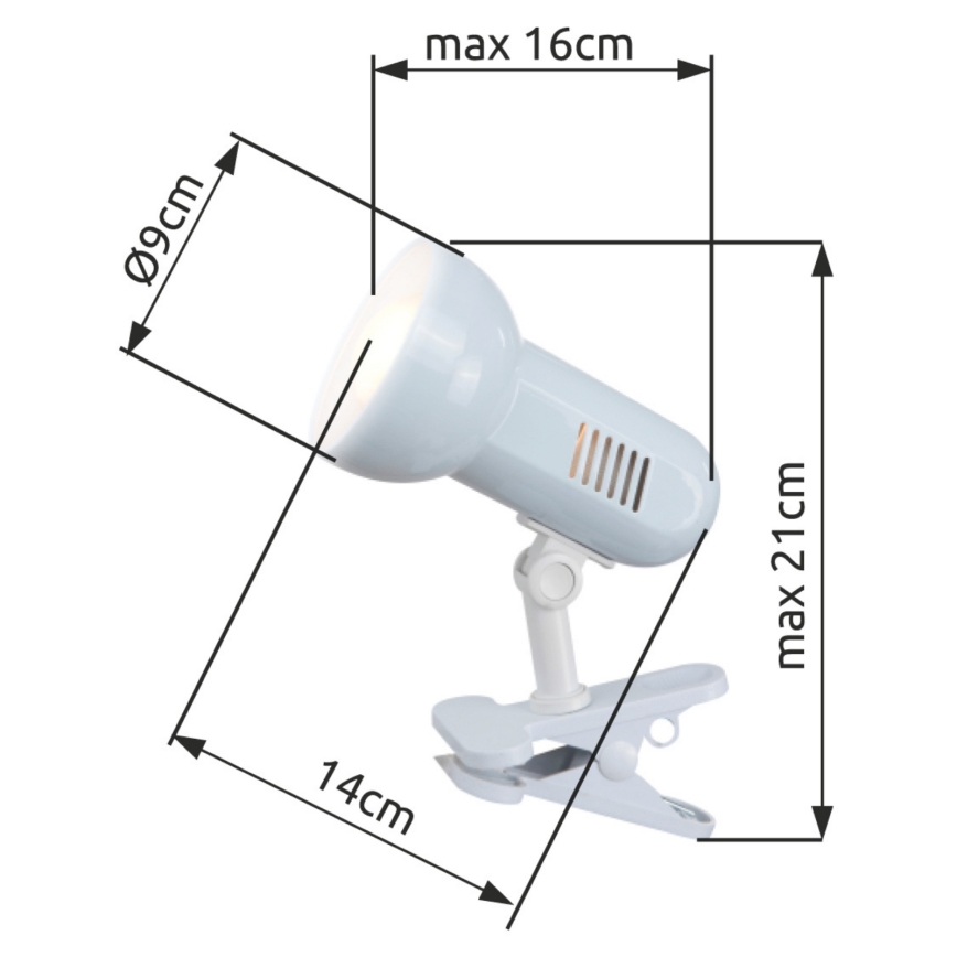 Globo - Настолна лампа 1xE27/40W/230V