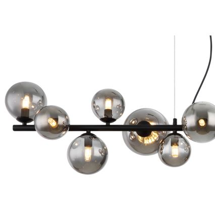 Globo - LED Пендел 13xG9/3,5W/230V опушен/черен