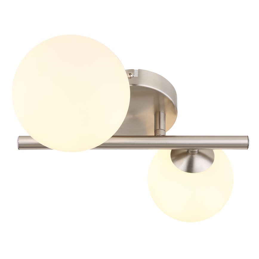 Globo - LED Полилей за повърхностен монтаж 2xG9/3W/230V матов хром