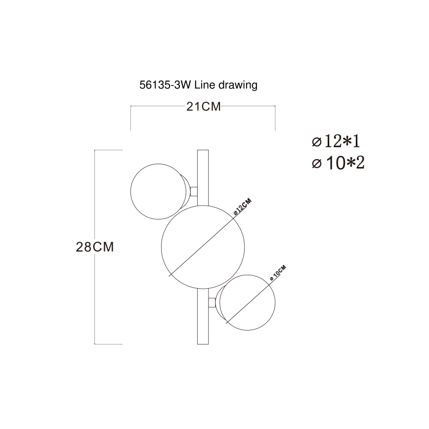 Globo - LED Полилей за повърхностен монтаж RIHA 3xG9/3,5W/230V матов хром
