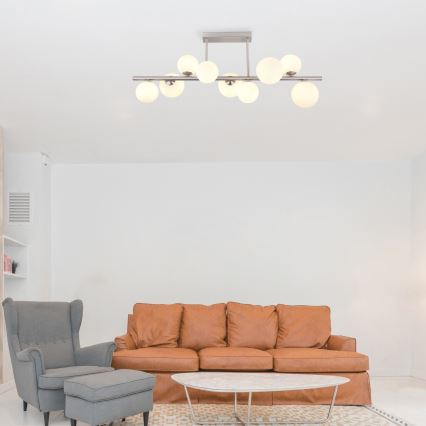 Globo - LED Полилей 9xG9/3W/230V матов хром