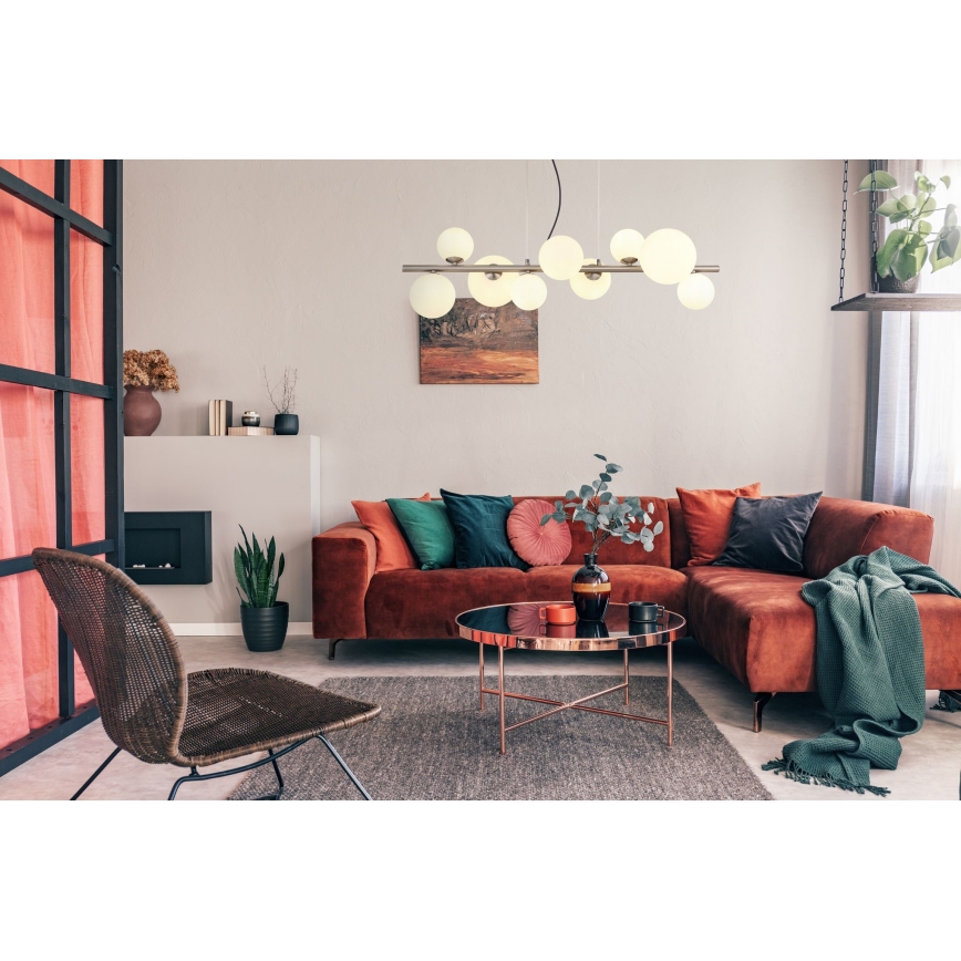 Globo - LED Пендел 9xG9/3W/230V матов хром