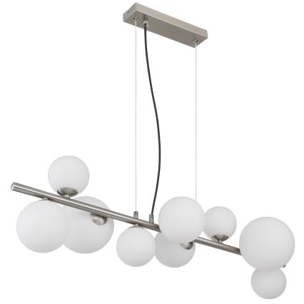 Globo - LED Пендел 9xG9/3W/230V матов хром