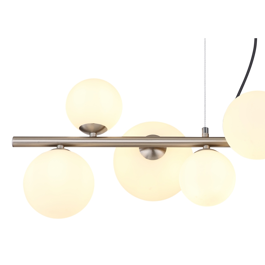 Globo - LED Пендел 9xG9/3W/230V матов хром