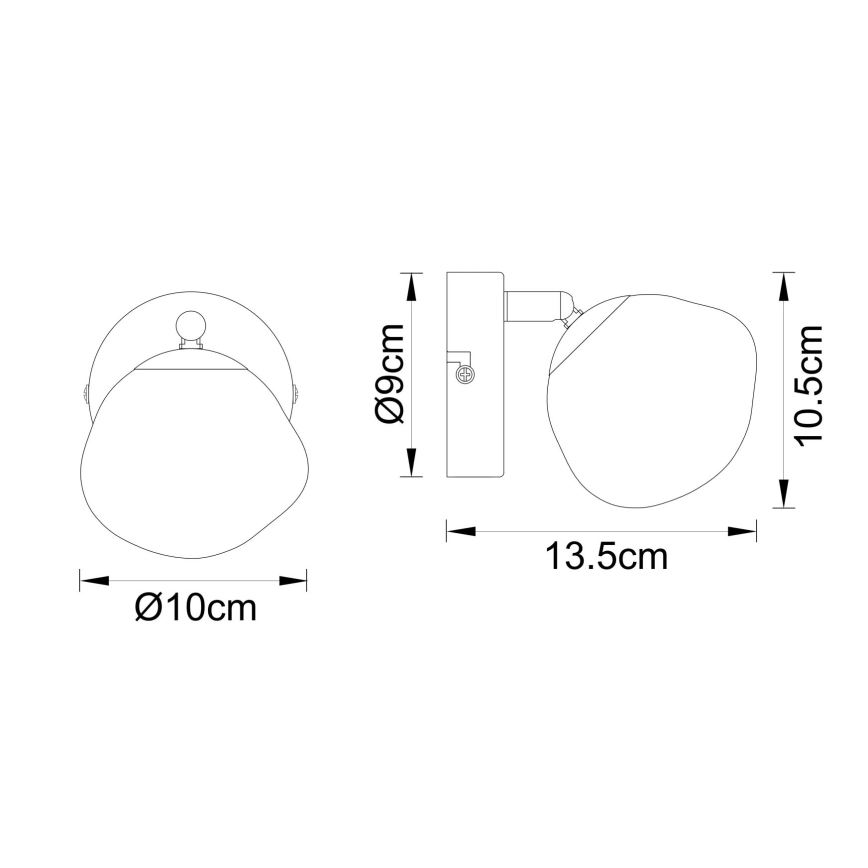 Globo - стенен аплик 1xG9/5W/230V