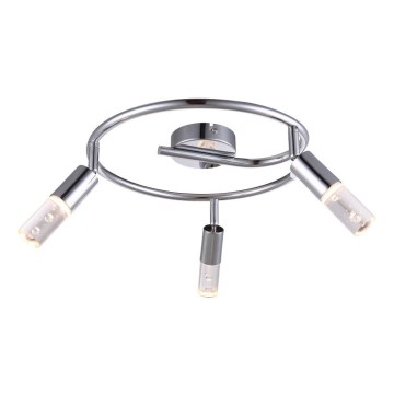 Globo 56199-3 - LED Точково осветително тяло PERU 3xLED/4W/230V