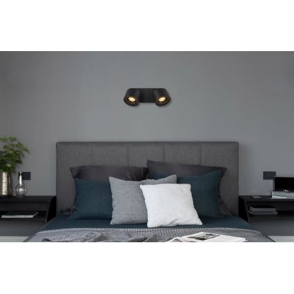 Globo - LED Спот 2xLED/6W/230V черен