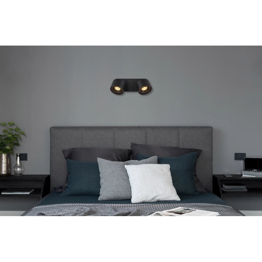 Globo - LED Спот 2xLED/6W/230V черен