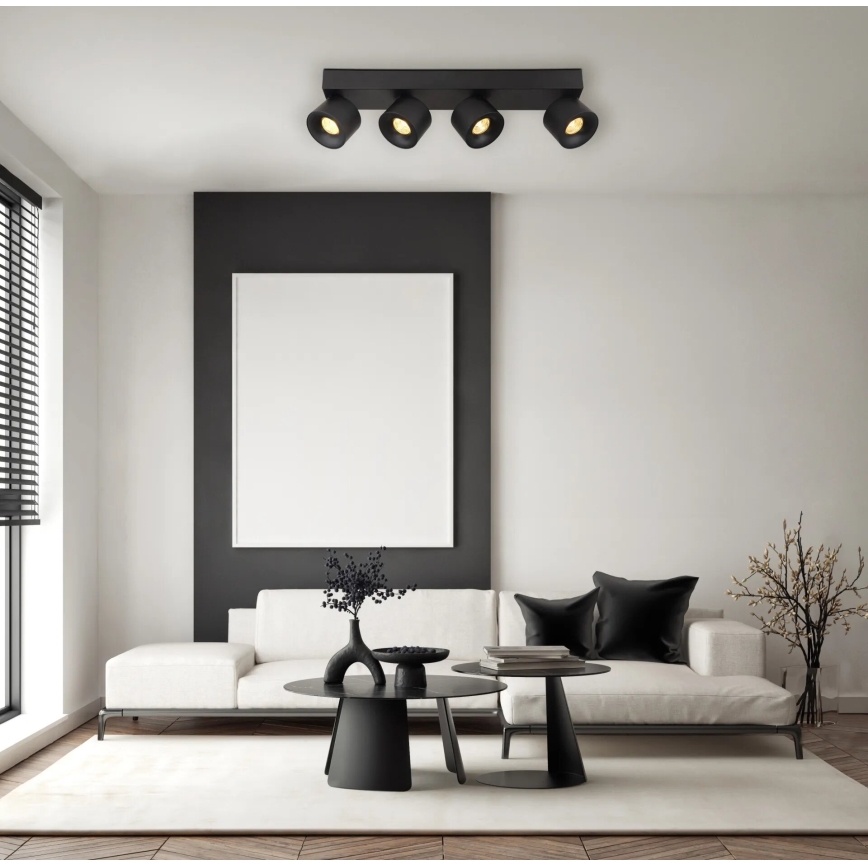 Globo - LED Спот 4xLED/6W/230V черен